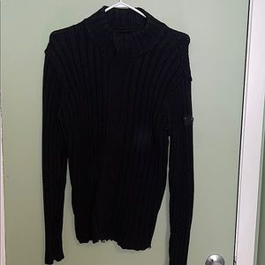 Large cardigan type sweater